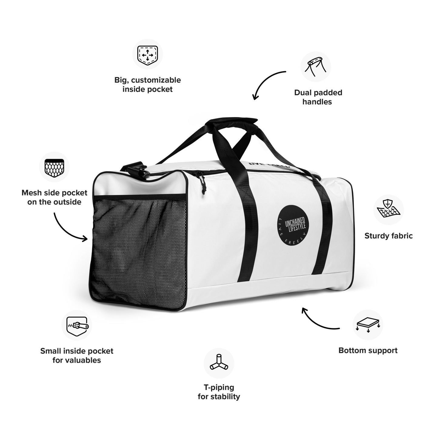Unchained lifestyle Duffle bag