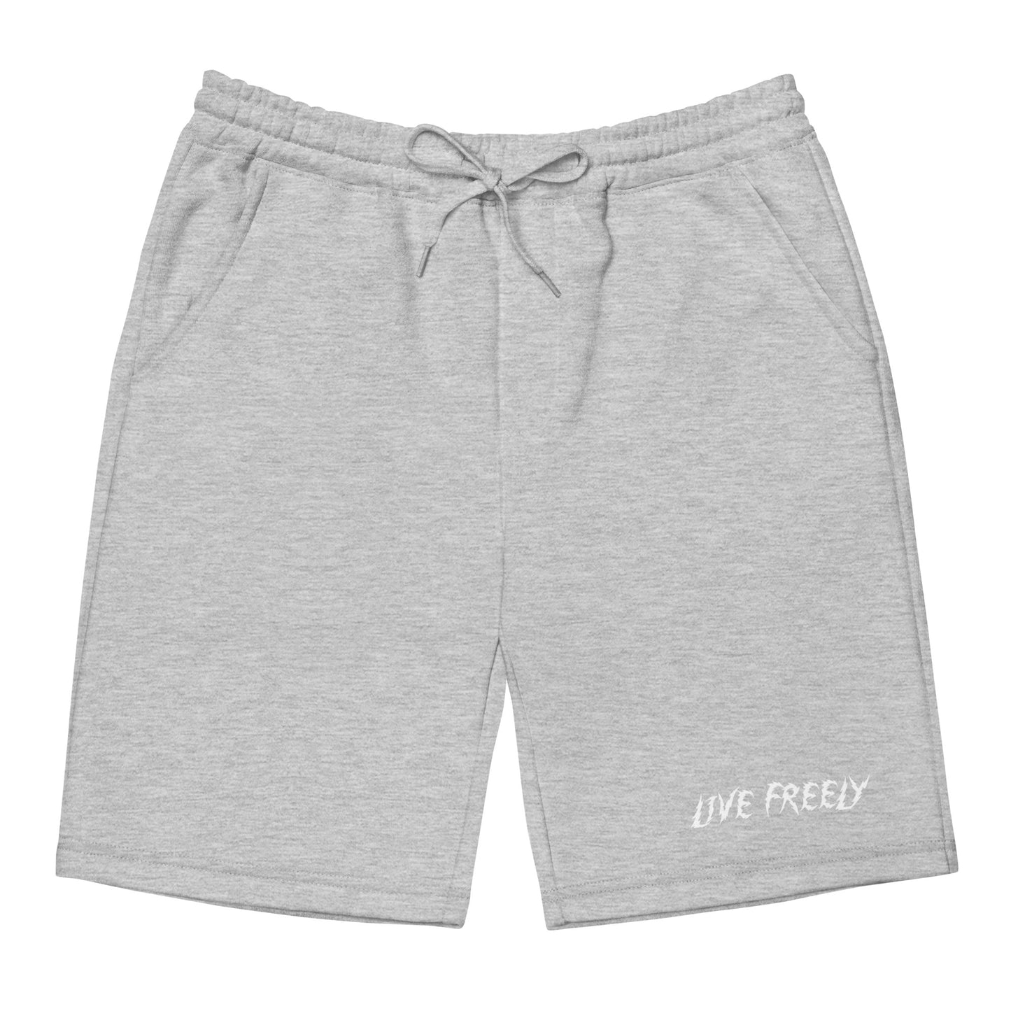 live freely fleece shorts