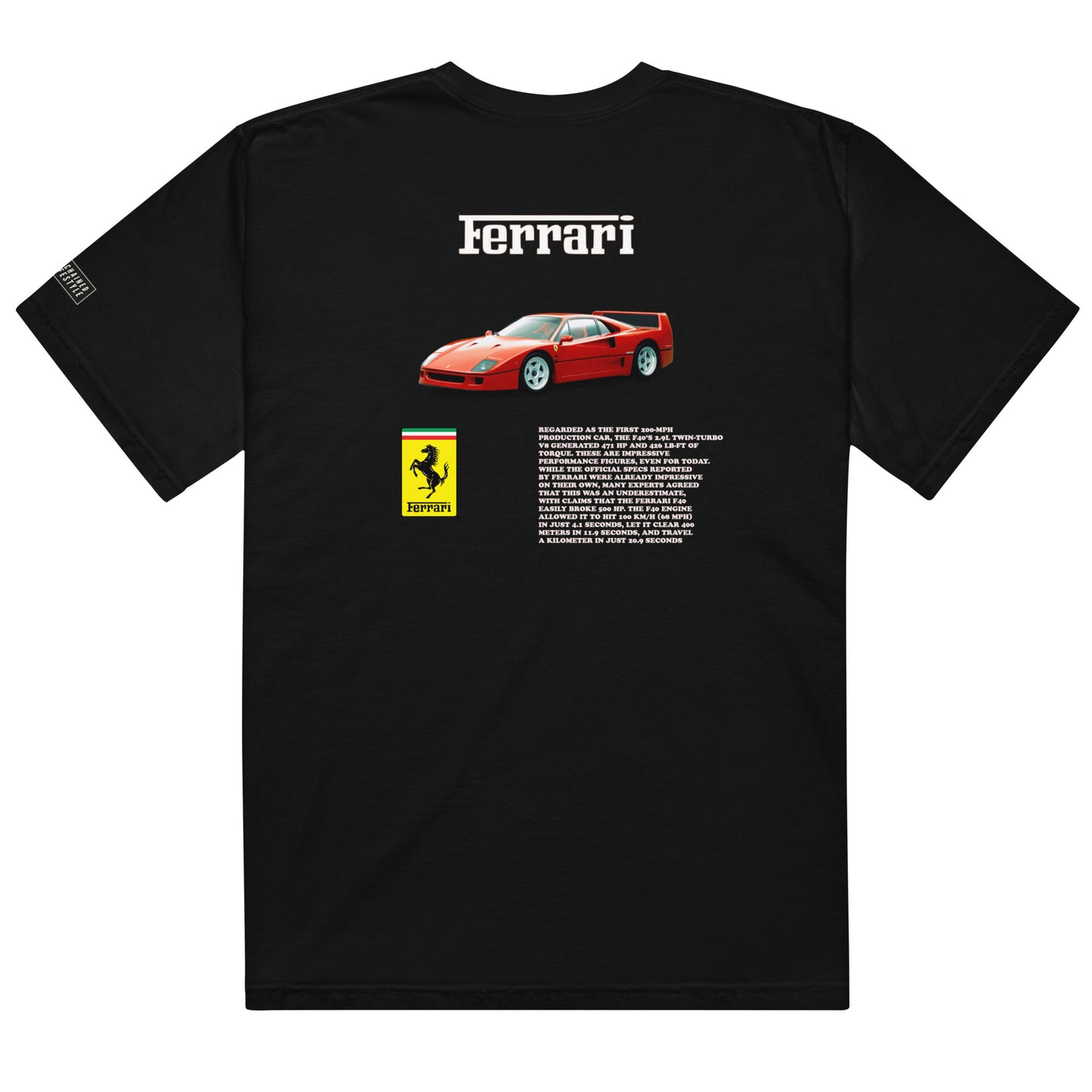 Unchained lifestyle heavyweight t-shirt