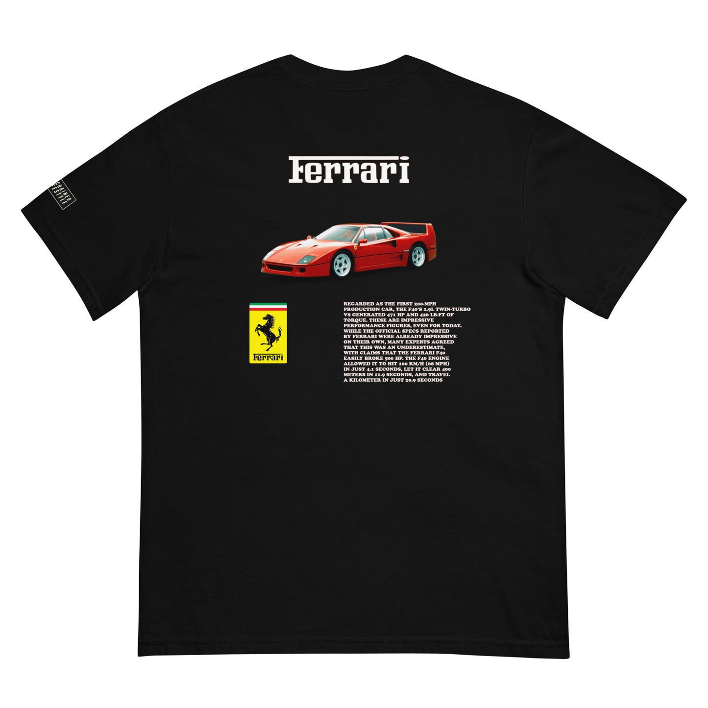 Unchained lifestyle heavyweight t-shirt