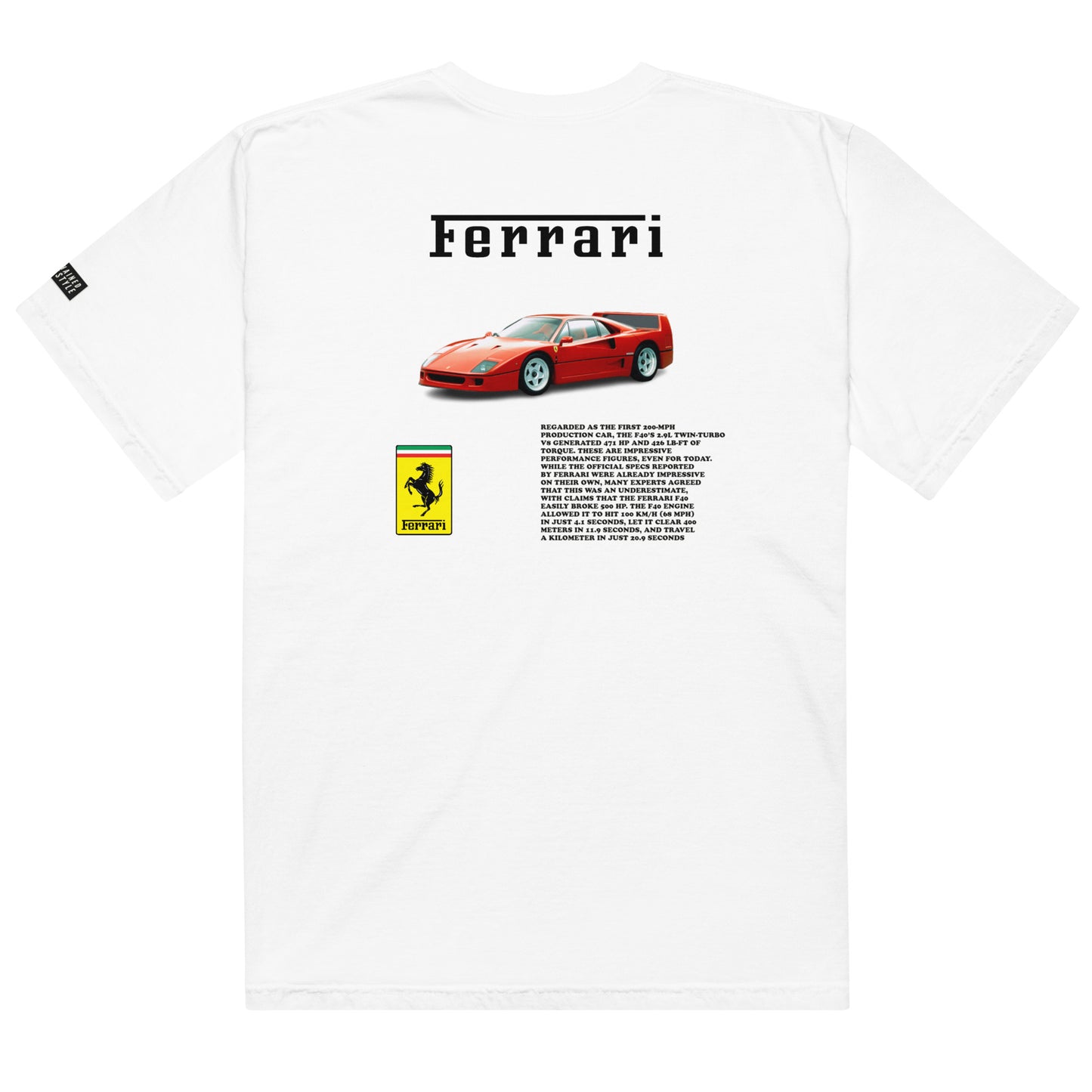 Unchained Lifestyle heavyweight t-shirt
