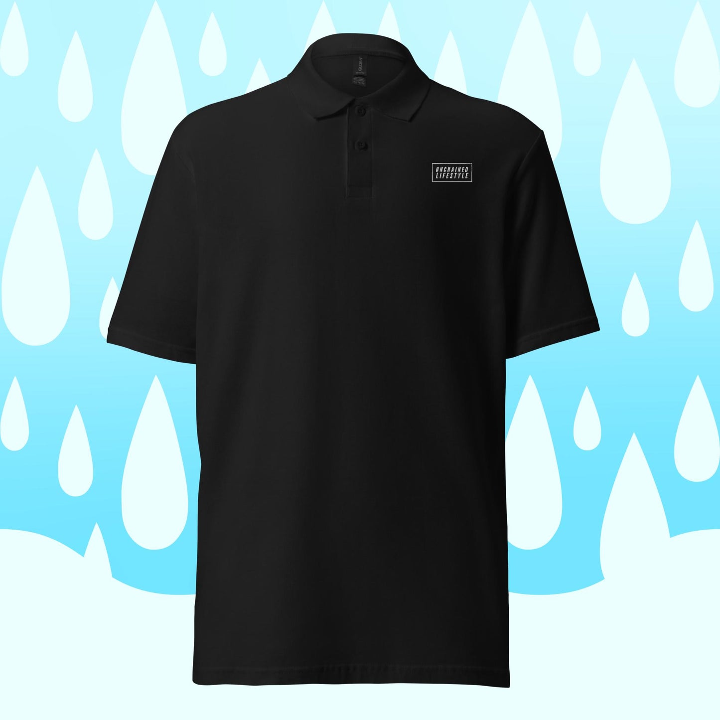 Unchained Lifestyle Unisex pique polo shirt