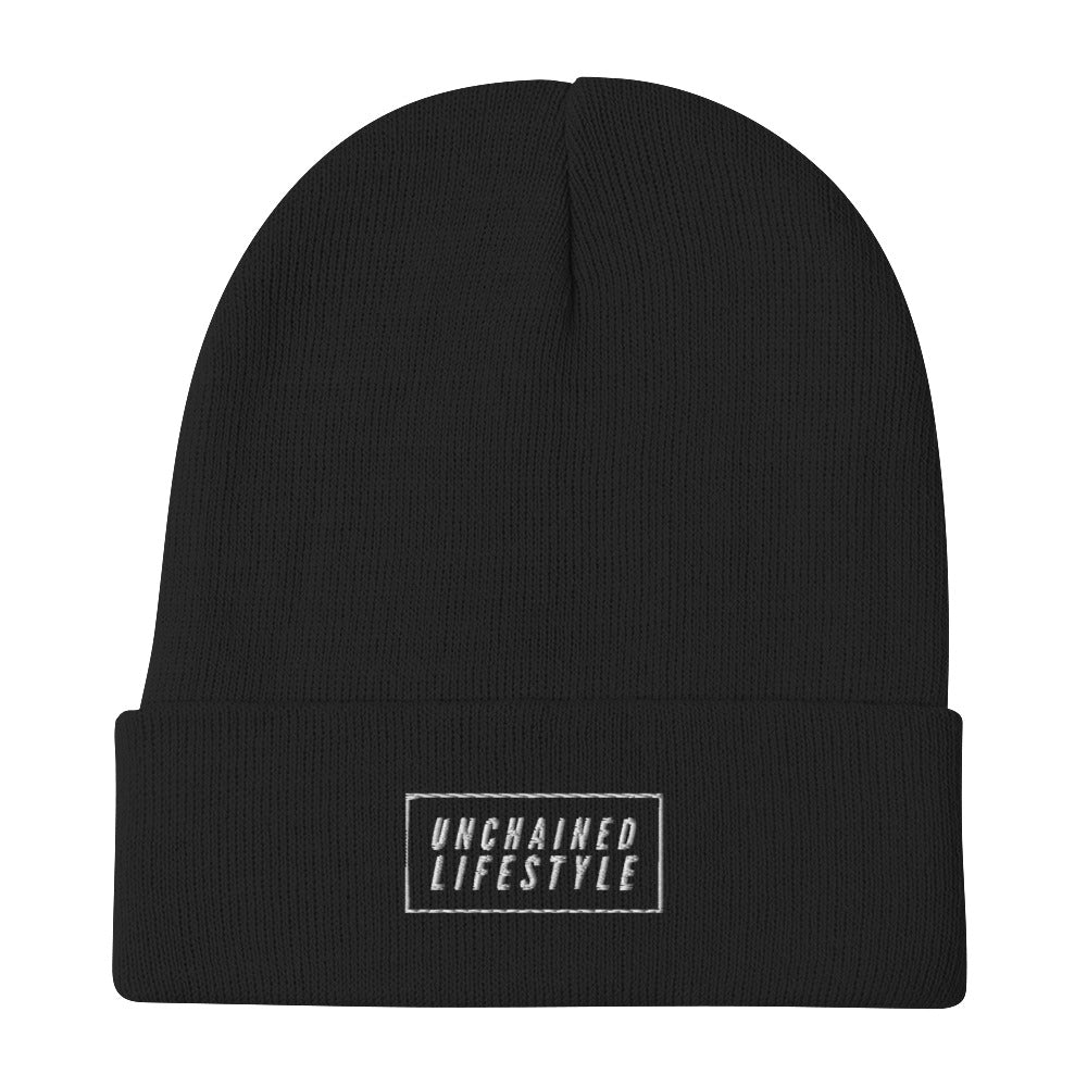 Unchained Lifestyle Embroidered Beanie
