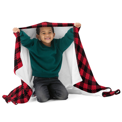 unchained life style flannel Throw Blanket