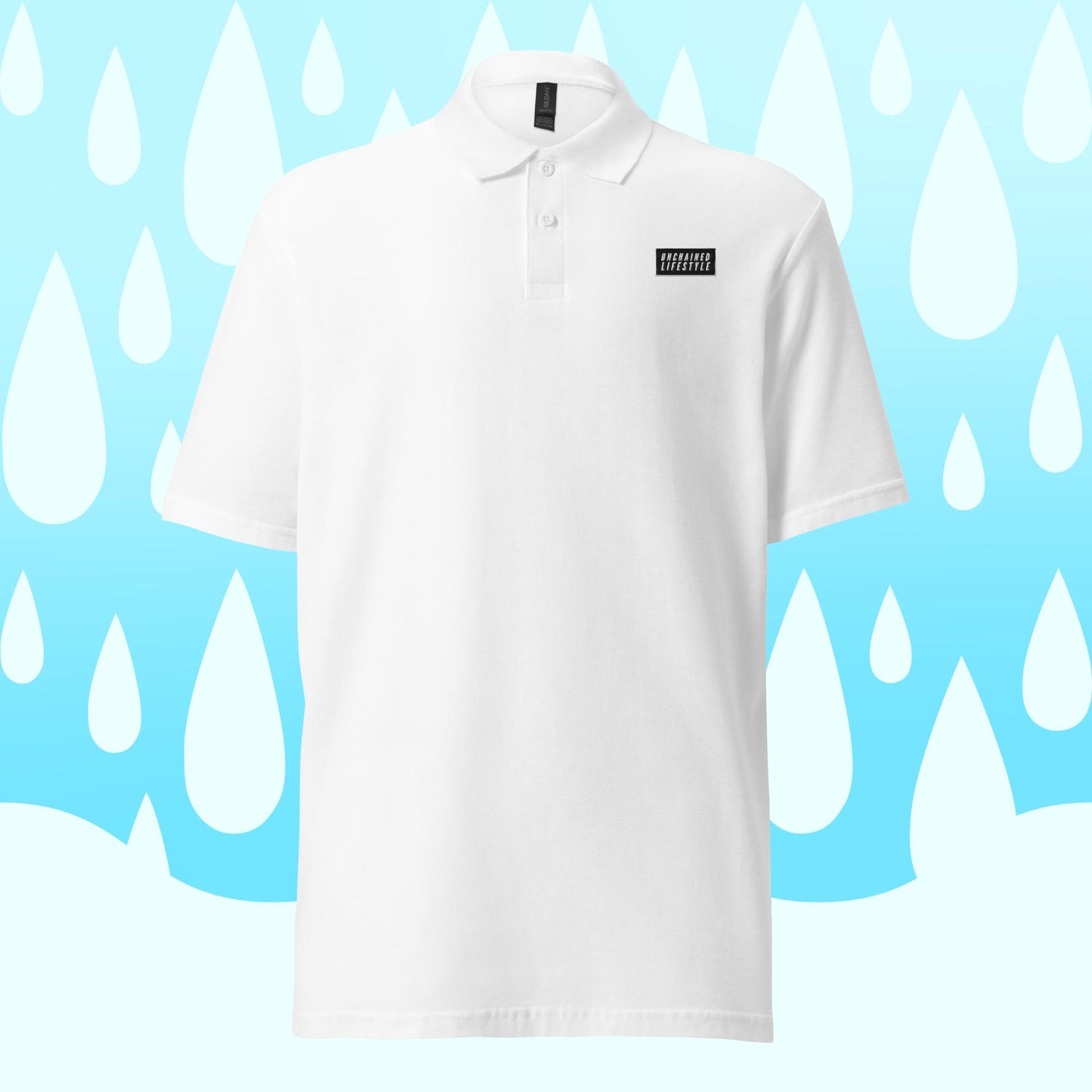 Unchained Lifestyle Unisex pique polo shirt