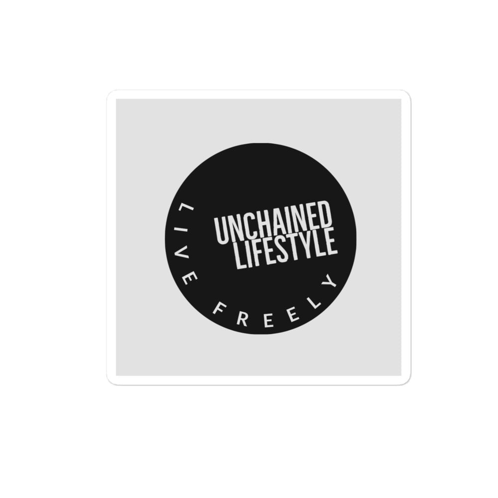 Unchained lifestyle sticker